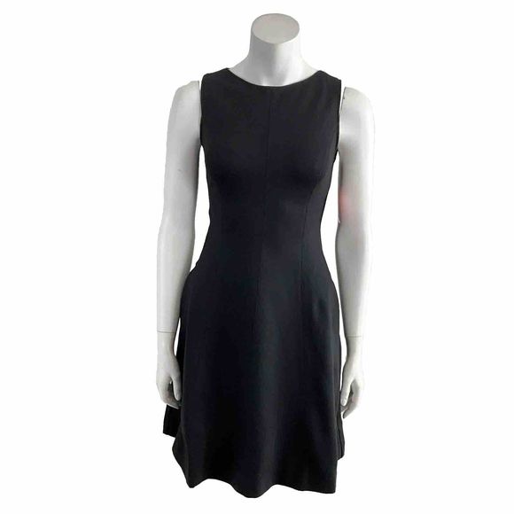 NWT SPANX The Perfect Fit & Flare Sleeveless Dress Black XS Stretch - Picture 11 of 12